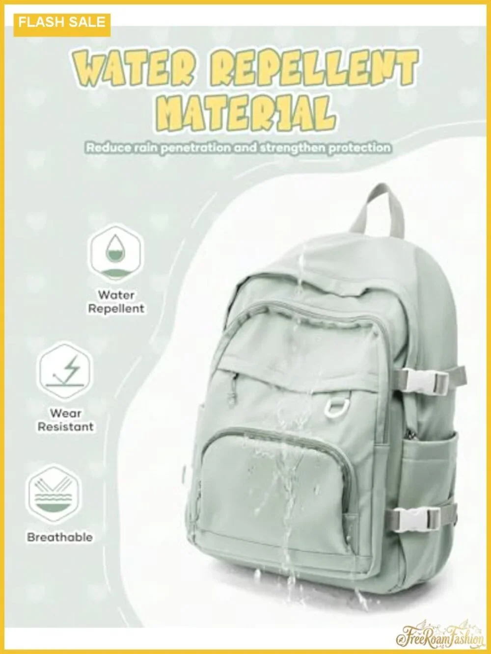 Waterproof Nylon Laptop Backpack for College, Travel, and Everyday Use